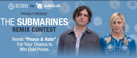 The Submarines Remix Contest banner