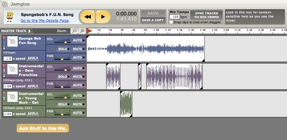 The full Flash mixer, November 2007