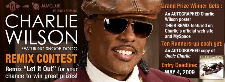 Charlie Wilson “Let It Out” Remix Contest banner