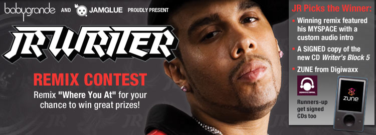 J.R. Writer “Where You At” Remix Contest banner