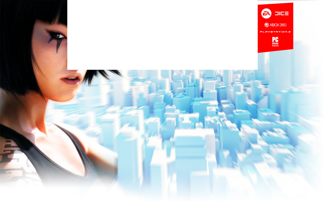 Background art from the Mirror's Edge contest skin