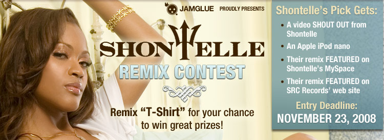 Shontelle “T-Shirt” Remix Contest banner