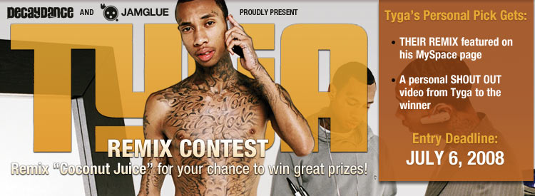 Tyga “Coconut Juice” Remix Contest banner